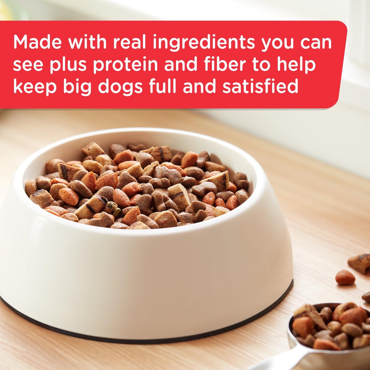 Nutrish Large Breed Real Beef, Pea, Carrot & Brown Rice Recipe Whole Health Blend Dry Dog Food, 14 lb. Bag (Rachael Ray)