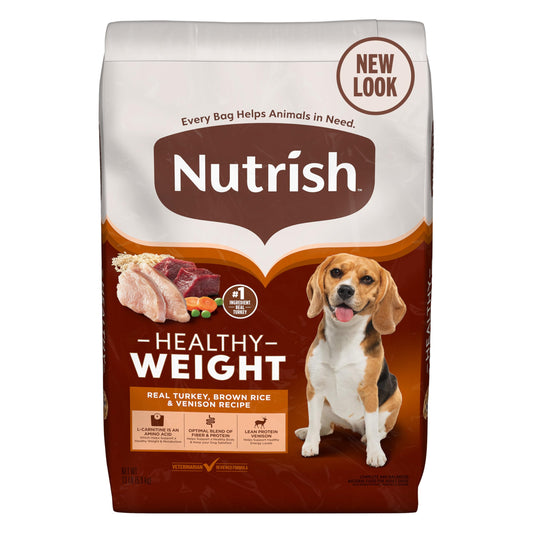 Rachael Ray Nutrish Dry Dog Food, Turkey, Brown Rice & Venison Recipe for Weight Management, 5.5 Pounds